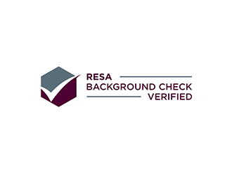 RESA Background Check Verified  logo design by blackcane