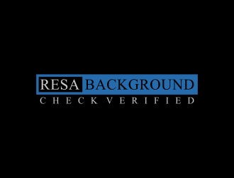 RESA Background Check Verified  logo design by BlessedArt