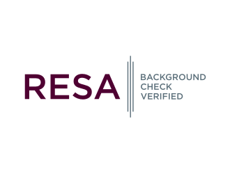 RESA Background Check Verified  logo design by nurul_rizkon