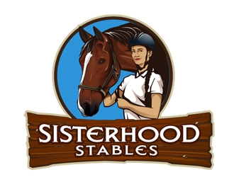 Sisterhood Stables logo design by DreamLogoDesign