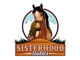 Sisterhood Stables logo design by DreamLogoDesign