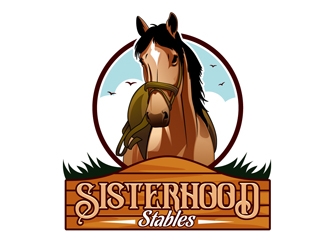Sisterhood Stables logo design by DreamLogoDesign