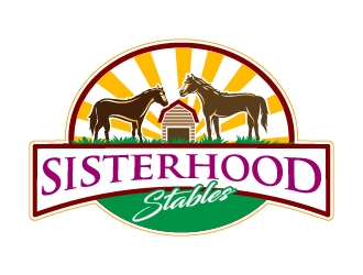 Sisterhood Stables logo design by Suvendu