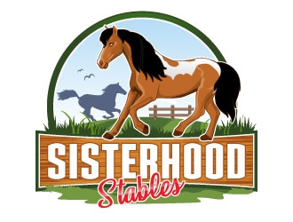 Sisterhood Stables logo design by Suvendu