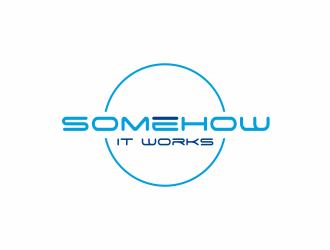 Somehow It Works logo design by ammad