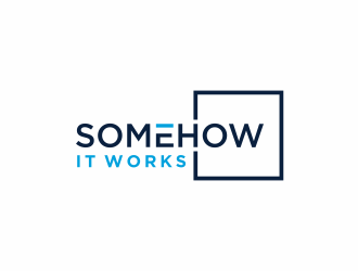 Somehow It Works logo design by ammad