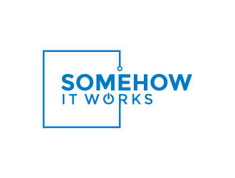 Somehow It Works logo design by mutafailan