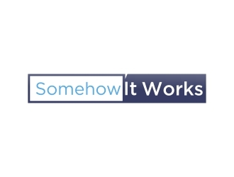 Somehow It Works logo design by falah 7097