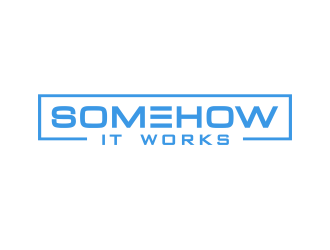 Somehow It Works logo design by YONK