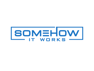 Somehow It Works logo design by YONK