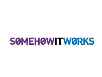 Somehow It Works logo design by desynergy