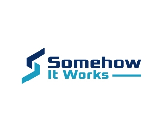Somehow It Works logo design by iBal05