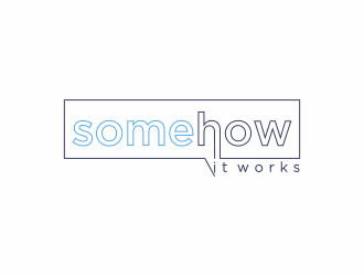 Somehow It Works logo design by Mahrein