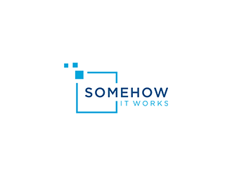 Somehow It Works logo design by blackcane