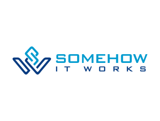 Somehow It Works logo design by mashoodpp