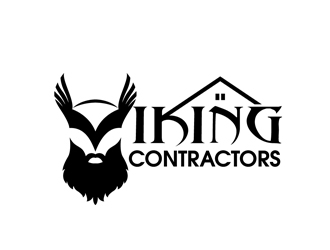 Viking contractors logo design by DreamLogoDesign