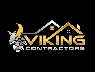 Viking contractors logo design by THOR_