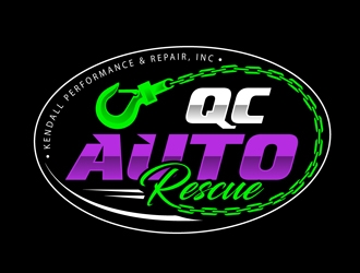 QC Auto Rescue  logo design by DreamLogoDesign
