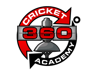 360 Cricket Academy logo design by THOR_