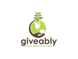 Giveably logo design by keptgoing
