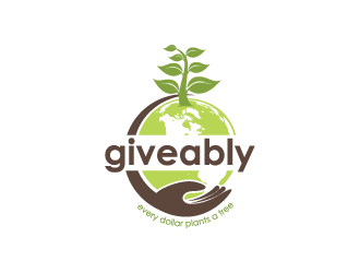 Giveably logo design by keptgoing