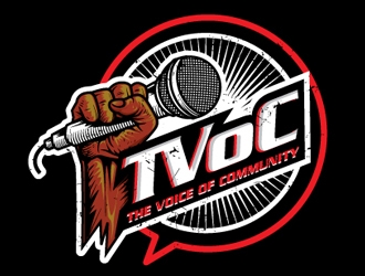 The Voice of Community (TVoC) logo design by gogo