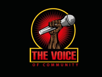 The Voice of Community (TVoC) logo design by Suvendu