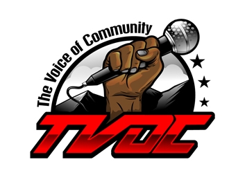 The Voice of Community (TVoC) logo design by DreamLogoDesign