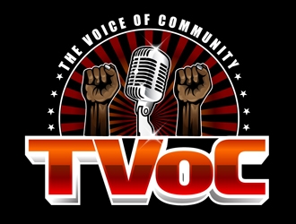 The Voice of Community (TVoC) logo design by DreamLogoDesign
