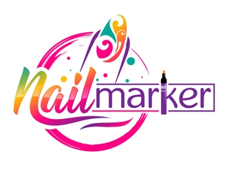 Nail Marker logo design by DreamLogoDesign