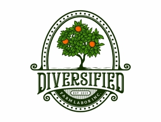 Diversified Farm Labor Inc. logo design by Eko_Kurniawan