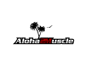 Aloha2Muscle logo design by Kruger
