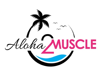 Aloha2Muscle logo design by MAXR