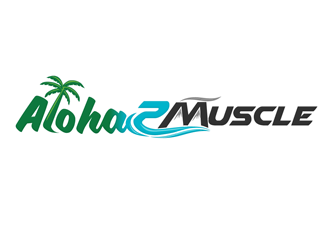 Aloha2Muscle logo design by megalogos