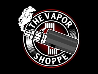 The Vapor Shoppe logo design by DreamLogoDesign