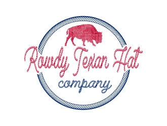 Rowdy Texan Hat Company logo design by AYATA