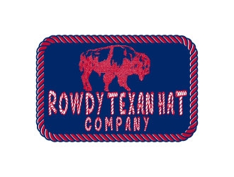 Rowdy Texan Hat Company logo design by AYATA