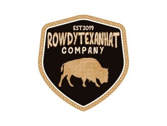 Rowdy Texan Hat Company logo design by AYATA