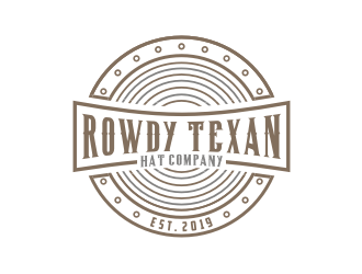 Rowdy Texan Hat Company logo design by bricton