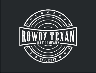 Rowdy Texan Hat Company logo design by bricton