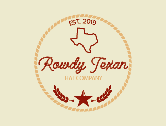 Rowdy Texan Hat Company logo design by czars