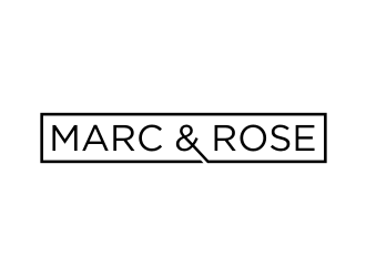 Marc & Rose logo design by nurul_rizkon