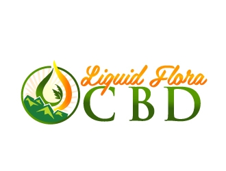 Liquid Flora CBD logo design by art-design