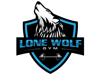 Lone Wolf Gym logo design by schiena