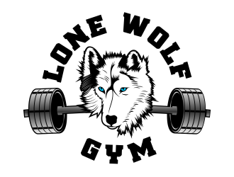 Lone Wolf Gym logo design by beejo