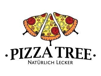 pizza tree logo design by mrdesign