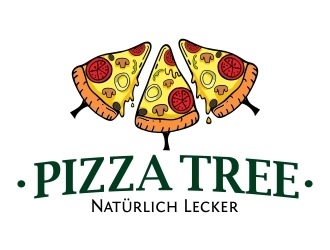 pizza tree logo design by mrdesign