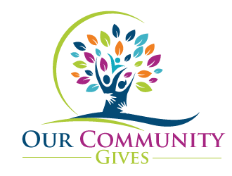 Our Community Gives logo design by bloomgirrl