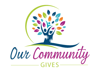 Our Community Gives logo design by bloomgirrl