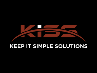 Keep It Simple Solutions. KISS for short logo design by santrie